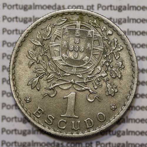 Moeda 1 Escudo 1968 em Alpaca (1$00 de 1968) MBC+/BELA