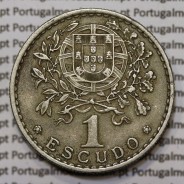 Moeda 1 Escudo 1968 em Alpaca (1$00 de 1968) MBC+