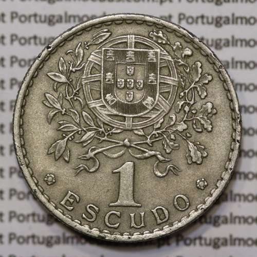 Moeda 1 Escudo 1968 em Alpaca (1$00 de 1968) MBC+