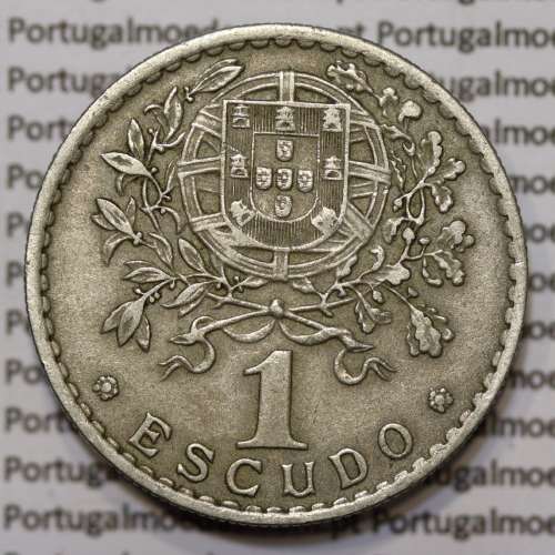 Moeda 1 Escudo 1968 em Alpaca (1$00 de 1968) MBC+