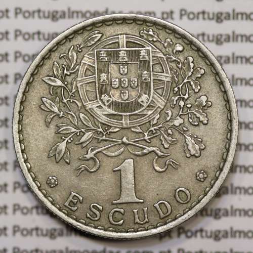 Moeda 1 Escudo 1968 em Alpaca (1$00 de 1968) MBC+