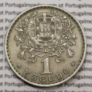 Moeda 1 Escudo 1968 em Alpaca (1$00 de 1968) MBC+