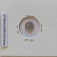 Miniatura de moeda de 1ª Exposição nacional numismática Porto Julho 1982 em alumínio