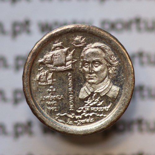 Miniatura de moeda de 100 Anos A.N.A 1891-1991 em alumínio
