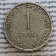 1 Escudo 1948 alpaca de São Tomé e Príncipe, 1$00 alpaca 1948 S. Tomé e Príncipe - World Coins Saint Thomas e Prince KM 9