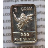 Barra em miniatura de prata 999 %, 1Gr. (diversas temáticas)