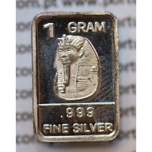 Barra em miniatura de prata 999 %, 1Gr. (diversas temáticas)