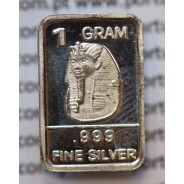 Barra em miniatura de prata 999 %, 1Gr. (diversas temáticas)