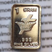 Barra em miniatura de prata 999 %, 1Gr. (diversas temáticas)