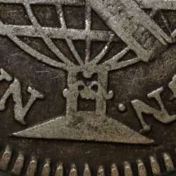 160 Réis 1771 Prata D. José I (Brasil), 1/2 Pataca, Variante com adorno braço inferior da cruz, World Coins Brasil  KM191