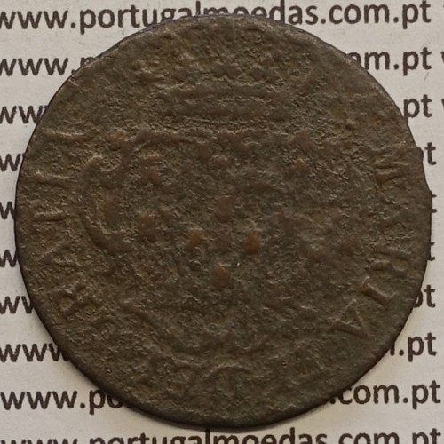 MOEDA X REIS COBRE 1830 - "LONDRES" - D.MARIA II