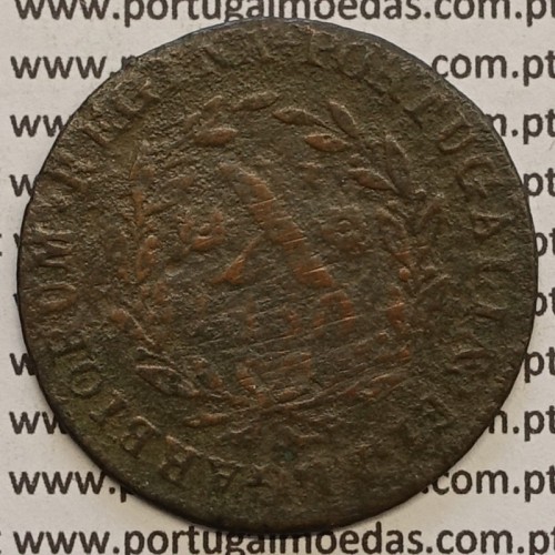MOEDA X REIS COBRE 1830 - "LONDRES" - D.MARIA II