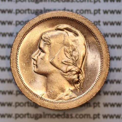 10 centavos 1940 Bronze, "$10" dez centavos 1940 bronze Republica Portuguesa, (Soberba), World Coins Portugal  KM 573