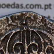 Portugal, silver coin with countermarked of 500 Réis of D. Afonso VI 1656-1667, on Cruzado Mint Lisboa of D. João IV 1640-1656
