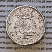 Moeda 2$50 Cupro-níquel 1952 Moçambique, "dois escudos e cinquenta centavos 1952 " (MBC) - World Coins Mozambique KM 78