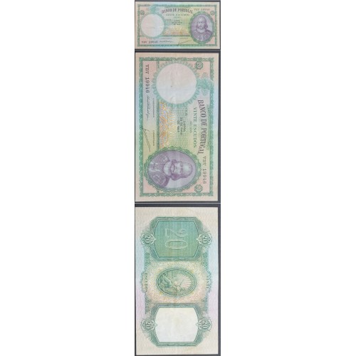 NOTA DE 20 ESCUDOS 1954 ( CIRCULADA ) "20$00 1954 Ch.6 D.ANTONIO LUIZ DE MENEZES - BANCO DE PORTUGAL (25/05/1954)