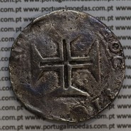 Meio Cruzado prata D. João IV 1640-1656, Lisboa, 200 Réis prata Legenda ✤IOANNES IIII DG REX PORTVGALIE / ✤IN.HOC.SIGNO.VINCES