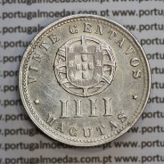 Angola 4 Macutas 1927 em alpaca, "20 centavos 1927 Angola" (Bela) - Ex- Colónia Angola - World Coins Angola KM 68