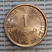 Moçambique, 1 escudo 1968 bronze, Ex-Colónia Portuguesa de Moçambique, (Soberba), World Coins Mozambique KM 82