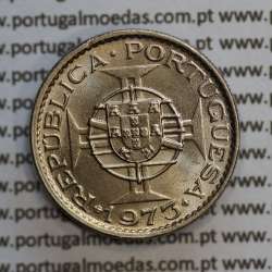 Moçambique 2$50 1973 cuproníquel, "2 escudos e 50 centavos 1973 " (Soberba), 2 1/2 Escudos 1973 World Coins Mozambique KM 78