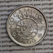 Moçambique 5$00 1971 cuproníquel, "cinco escudos 1971 " (Soberba), 5 Escudos 1973 World Coins Mozambique KM 86