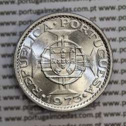 Moçambique 5$00 1973 cuproníquel, "cinco escudos 1973" (Soberba), 5 Escudos 1973 World Coins Mozambique KM 86