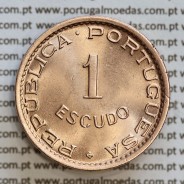 Angola 1 Escudo 1972 Bronze, (1$00 Escudo 1972 Angola), (Soberba), Ex-Colónia Angola, World Coins Angola KM 76