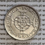 Angola 2$50 1956 cuproníquel, (2 escudos e 50 centavos 1956), (Bela/Soberba) 2 1/2 Escudos 1956  World Coins Angola KM 77