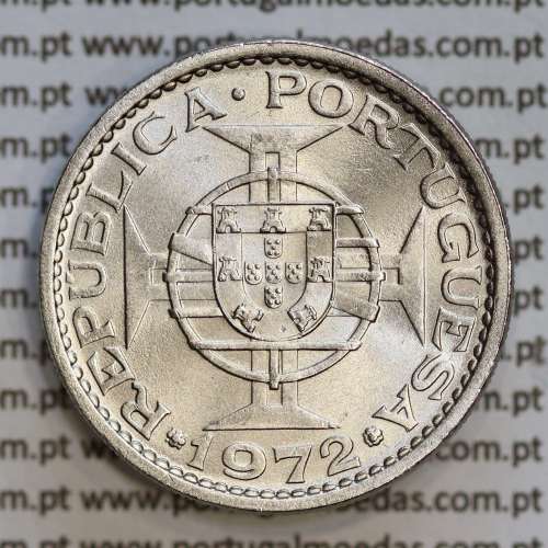 Angola 5$00 1972 cuproníquel, (5 escudos Cupro-Níquel1972), (Soberba) 5 Escudos copper-nickel 1972 World Coins Angola KM 81