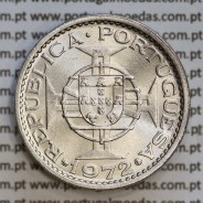 Angola 5$00 1972 cuproníquel, (5 escudos Cupro-Níquel1972), (Soberba) 5 Escudos copper-nickel 1972 World Coins Angola KM 81