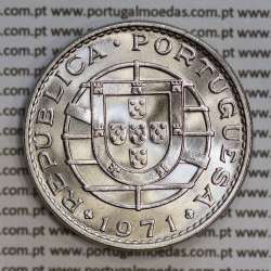 Angola 20$00 1971 Níquel, (20 escudos Níquel 1971), (Soberba) 20 Escudos Nickel 1971 World Coins Angola KM 80