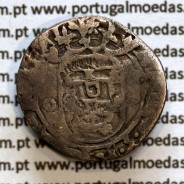 Vintém prata de D. João III 1521-1557, (20 Reais), A. Gomes J3.35.07, Legenda: ˙⋋˙IOANES:3:R:PORTVGAL / ˙⋋˙IOANES:3:PORTVGAL