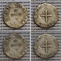 Portugal, silver coin of Half Tostão, D. Sebastian I (1557–1578), Unclassified, ▴SEBASTIANVS:I:REX.POR /▴IN▴HOC▴SIGNO▴VINCES