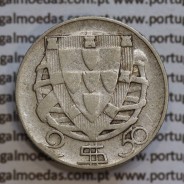 2$50 prata 1937, dois escudos e cinquenta centavos em prata 1937,  (BC-) - REPÚBLICA PORTUGUESA