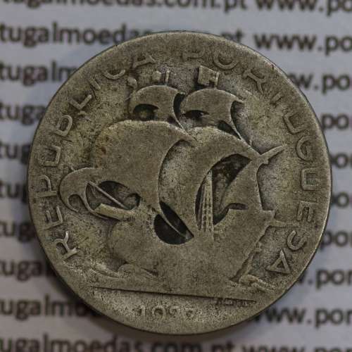 copy of 2$50 prata 1937, dois escudos e cinquenta centavos em prata 1937,  (BC-/REG) - REPÚBLICA PORTUGUESA