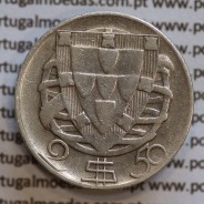 2$50 prata 1937, dois escudos e cinquenta centavos em prata 1937,  (BC-/REG) - REPÚBLICA PORTUGUESA