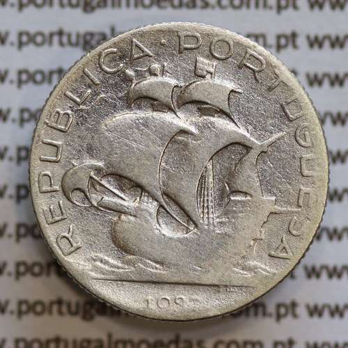 2$50 prata 1937, dois escudos e cinquenta centavos em prata 1937,  (REG) - REPÚBLICA PORTUGUESA