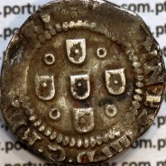 Meio Tostão prata D. João IV 1640-1656, (Porto), Legenda: ✤IOANNES•IIII•D•G•REX•PORT / ✤IN•HOC•SIGNO•VINCES