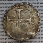 Tostão Prata de D. Filipe III 1621-1640, 100 Reais Prata, (∴ L⋱ - ∴ B ⋰)  ✣PHILIPPVS D G REX PORTVGAL / IN.HOC.SIGNO.VINCES