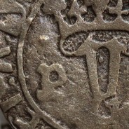 Vintém Prata de D. João II 1481-1495, Porto, "P" com ponto, Legenda: ✚IOHANES:I•I:R:P:ET:A:D:GV: / ✚IOANES:I•I:R:P:ET:A:D:GVINE