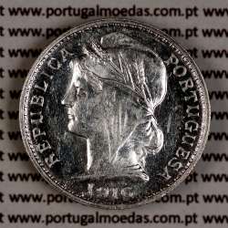20 centavos 1916 prata, ($20 centavos prata 1916), Republica Portuguesa, (Soberba), World Coins Portugal  KM 562