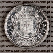 Portugal, silver coin of 20 centavos 1916, $20 centavos of the Portuguese Republic, (AU/UNC), World Coins Portugal KM 562