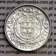 10 centavos 1915 prata, ($10 centavos prata 1915), Republica Portuguesa, (Soberba), World Coins Portugal  KM 563