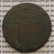 MOEDA PATACO (40 REIS) BRONZE 1833 "LOIOS" - DISCO FINO - D.MARIA II