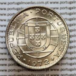 Moçambique 20$00 1972 níquel, "vinte escudos 1972 " (Soberba), 20 Escudos 1972 Nickel World Coins Mozambique KM 87