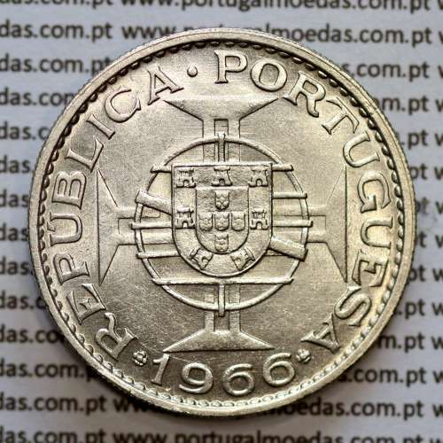 Moçambique, 20 Escudos 1966 Prata, 20$00 escudos 1966 prata Ex-Colónia de Moçambique, (Soberba), World Coins Mozambique KM 80