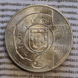 5€ "Euros" 2016, O Modernismo, Cuproníquel, (5 Euro 2016, The Modernism, Copper-nickel coin, World Coins Portugal KM 883) 5€ "Euros" 2016, O Modernismo, Cuproníquel, (5 Euro 2016, The Modernism, Copper-nickel coin, World Coins Portugal KM 883)