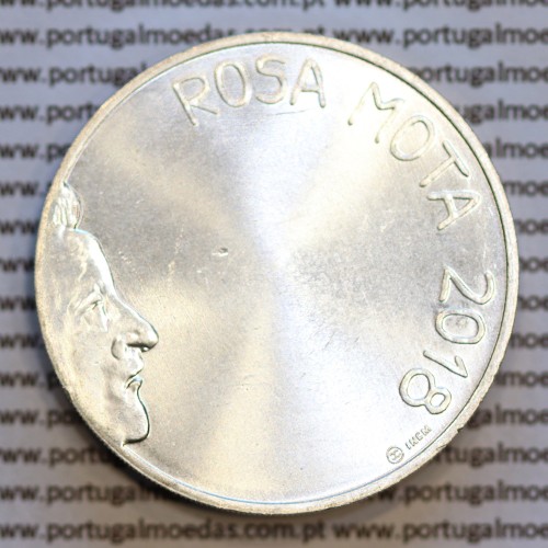 7,5 "Euros" 2018, Rosa Mota, prata, (7,50 Euro 2018, Rosa Mota, prata coin, World Coins Portugal KM892)