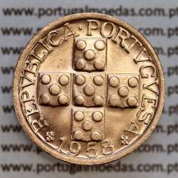 XX centavos 1958 Bronze, 20 centavos 1958 Republica Portuguesa, (Soberba), World Coins Portugal  KM 584 XX centavos 1958 Bronze, 20 centavos 1958 Republica Portuguesa, (Soberba), World Coins Portugal  KM 584
