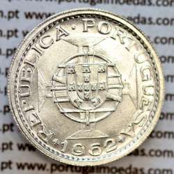 S. Tomé e Príncipe, 5 Escudos 1962 prata, 5$00 prata 1962, (Soberba), World Coins - Saint Thomas & Prince Island KM 20 S. Tomé e Príncipe, 5 Escudos 1962 prata, 5$00 prata 1962, (Soberba), World Coins - Saint Thomas & Prince Island KM 20